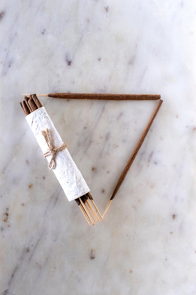 Artisanal Hand Rolled Incense - Sweet Sandalwood